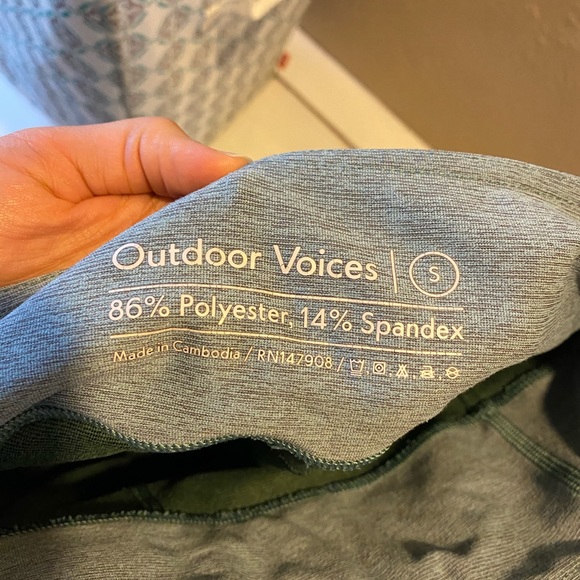 Outdoor voices colorblock dip leggings - Picture 4 of 4